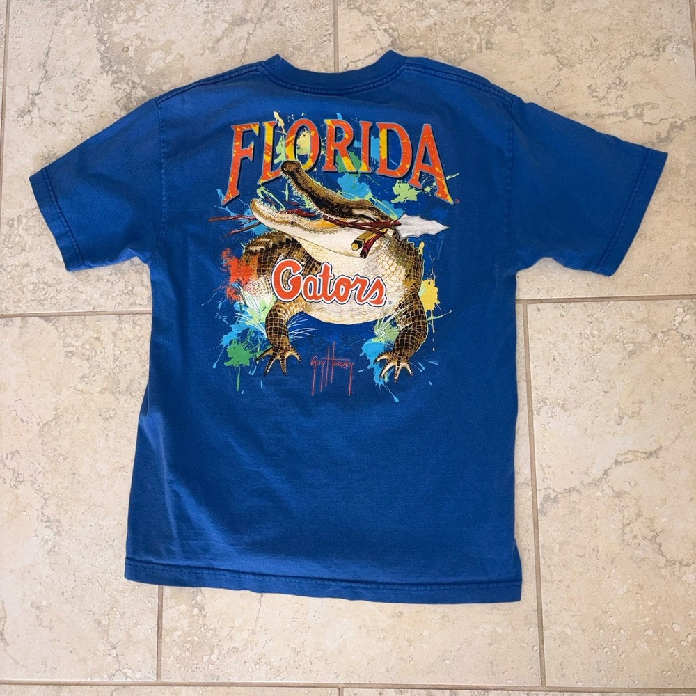 Guy Harvey Florida Gators Shirt Mens M College Football Graphic Animal Nature